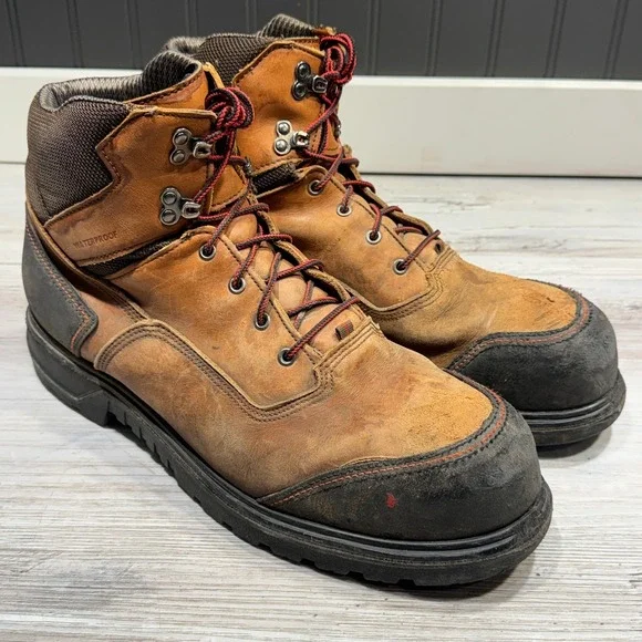 Red Wing‎ 2403 Waterproof Non-Metallic Safety Toe Work Boots - Size 13D USA MADE