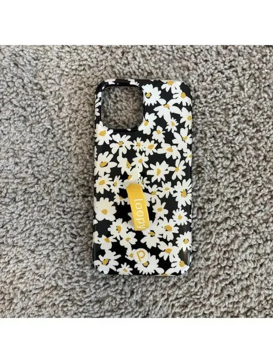 Loopy Case iPhone 12 Pro Max 6.7” Daisies Floral Butter Yellow