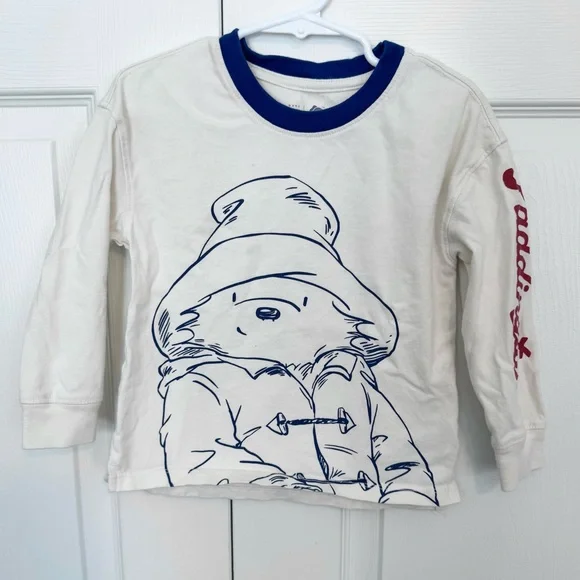 BABY GAP PADDINGTON BEAR Graphic Long Sleeve Tee 4T
