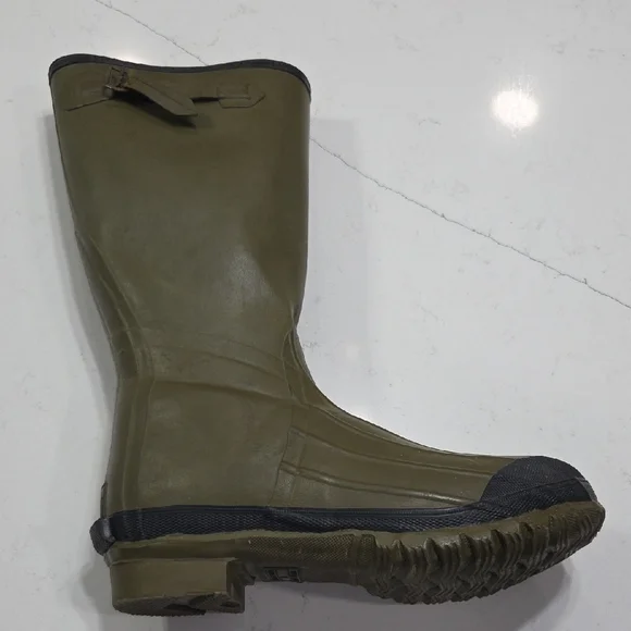 Itasca Men's Olive Rubber Boots Sz10 Pre-owned