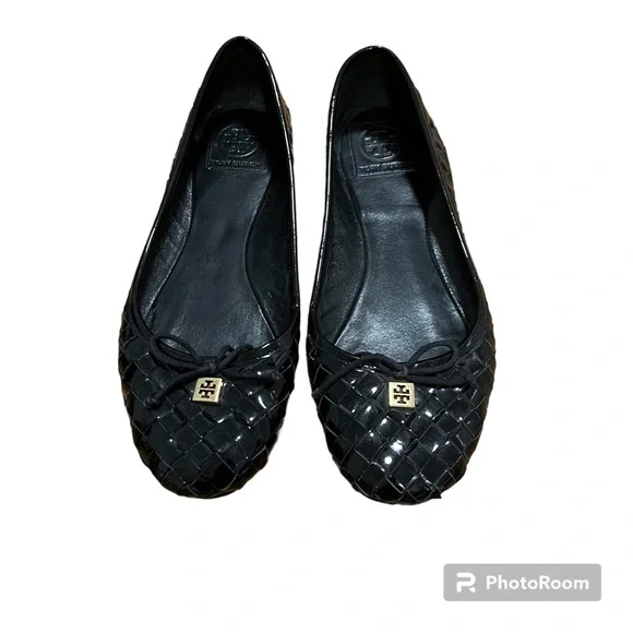 Tory Burch Flats Black Size 10