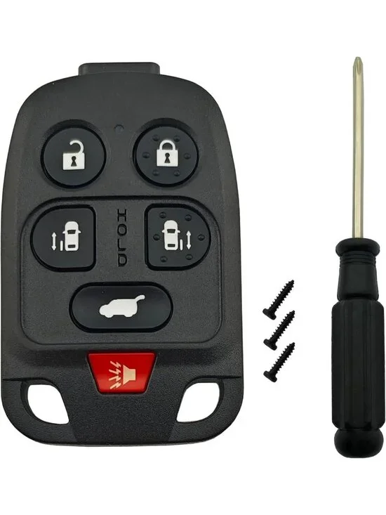 Keyless Entry Remote Key Fob Cover Case - No Cutting Replacement Shell for Honda