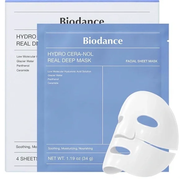 K-Beauty Biodance‎ Hydro Cera-Nol Facial Sheet Mask