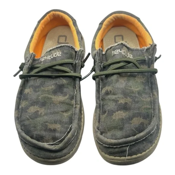 🟩 Hey Dude Wally Youth Camouflage Slip-Ons‎ – Kids K13