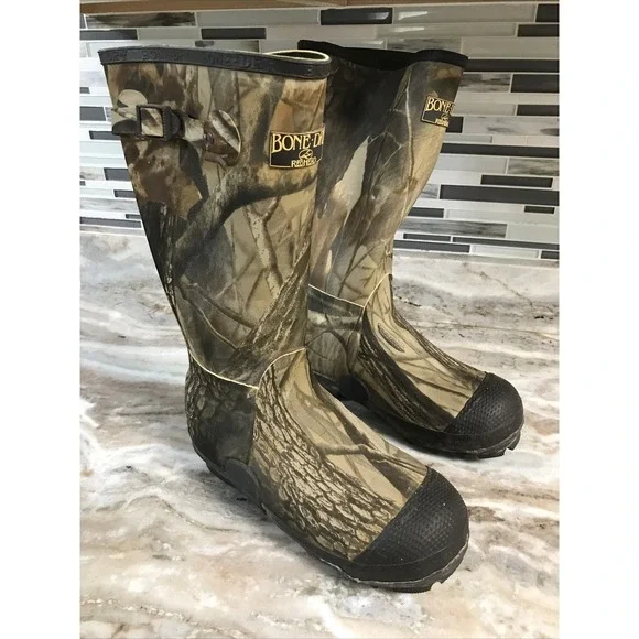 Bone Dry Waterproof Rubber 1000 grams Thinsulate Boots Steel Shank Men's Sz‎ 8