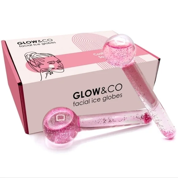 Glow & Co Glass Facial Ice Globes