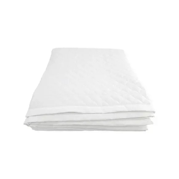 AMALIA Home Collection 430 Thread Count Quilted Coverlet King in White