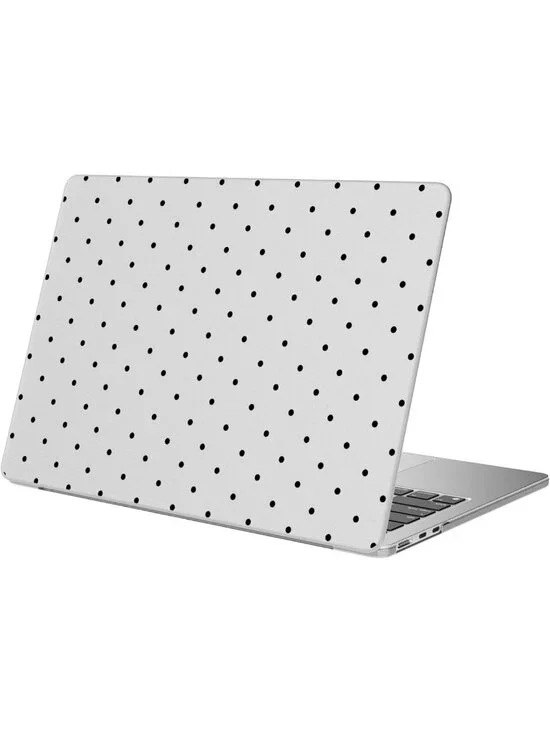 Cute Black Polka Dot Hard Shell Case for MacBook Air 13