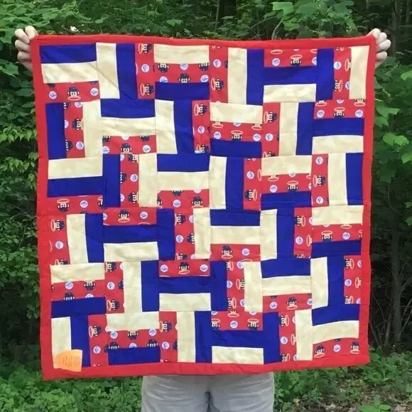 NWT. Hand Crafted Baseball Monkeys Quilt!