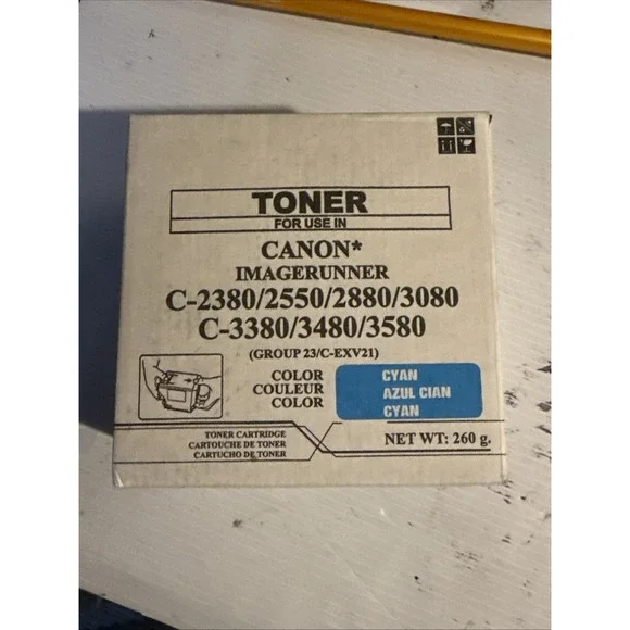Canon IMAGERUNNER Toner C-2380/2550/2880/3080 C-3380/3480/3580 CYAN‎