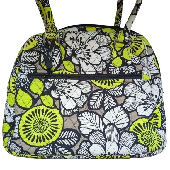 Vera Bradley Quilted Weekend Bag Top Handle, Zipper Closure