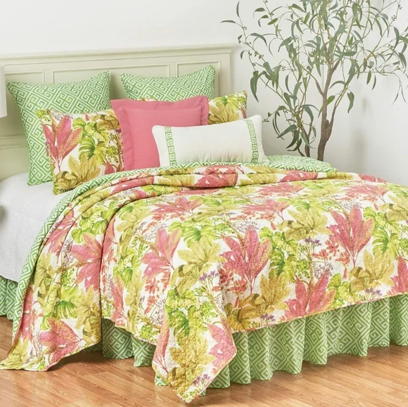 C & F Twin Quilt Set NEW MOANA Tropical L👀K
