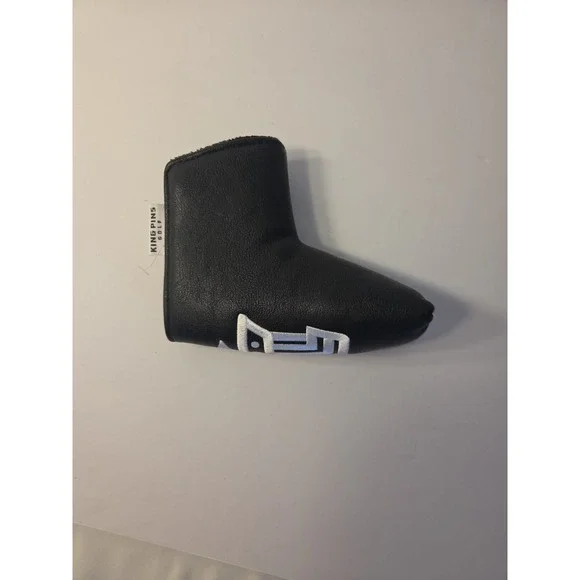 FAUX LEATHER PUTTER BLADE COVER KING PINS NEW