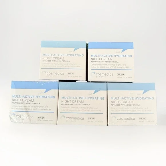 Cosmedica Skincare Multi-Active Hydrating Night Cream Anti Aging Formula 1.76oz‎