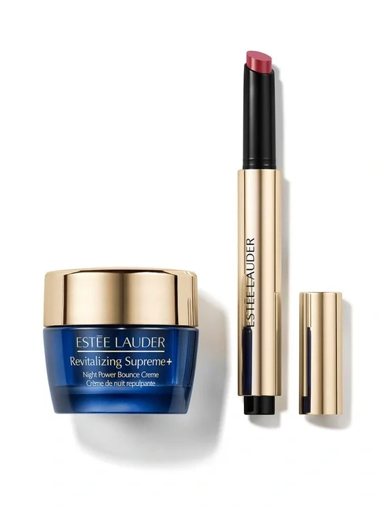 Estee Lauder Night Moisturizer & Lipstick Duo New