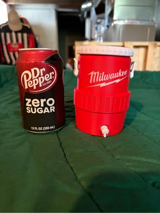 Red Mini Drink Cooler Dispenser - Portable Party Cooler