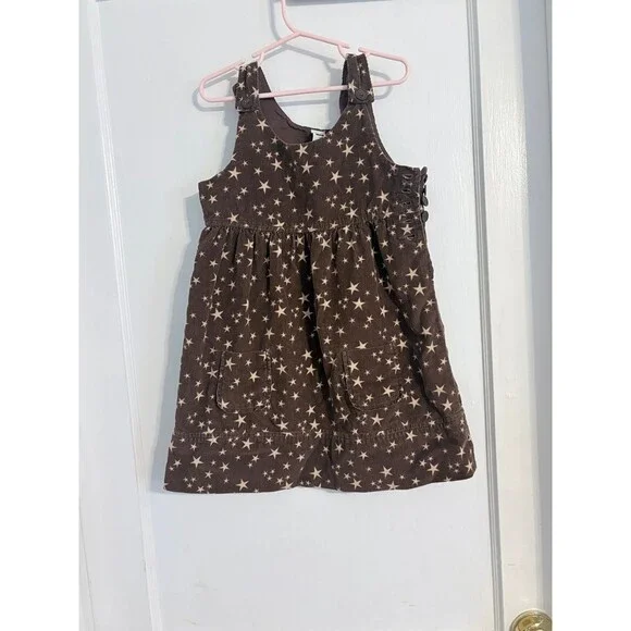 Gap Brown Corduroy Dress with Stars throughout Size XS