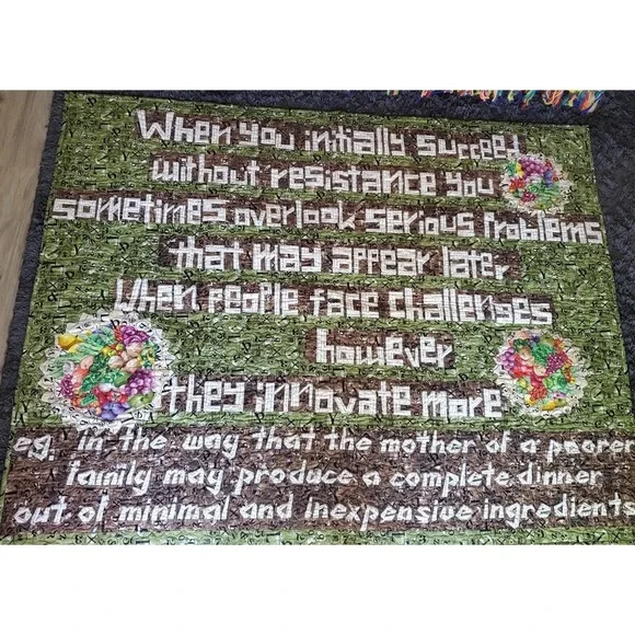 INNOVATION Quote Quilt 62