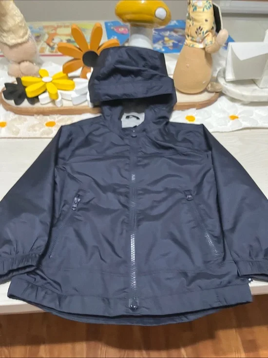 GAP Navy Hooded Kids Raincoat