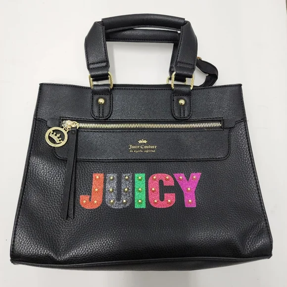 Juicy Couture Black Rock Candy Satchel