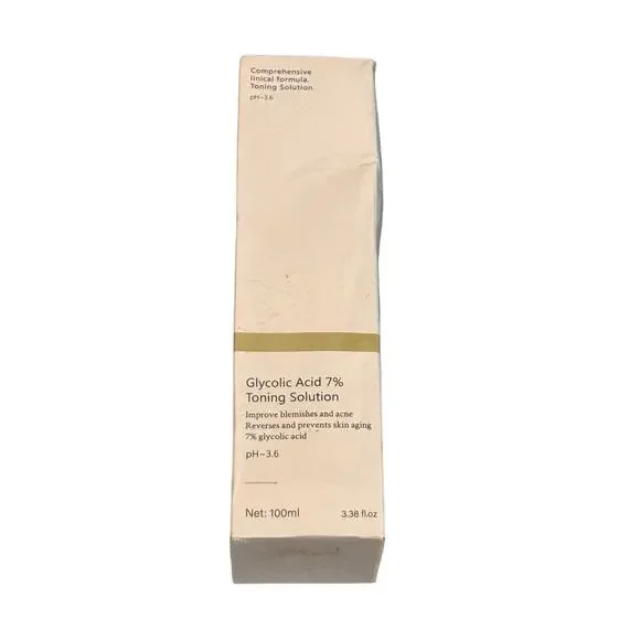 Glycolic Acid 7 Toning Solution for Acne & Skin Aging 100ml 3.38 fl oz EXP 05/27