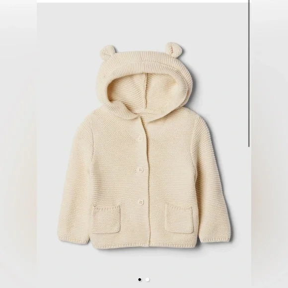 GAP Cream Knit Baby Sweater