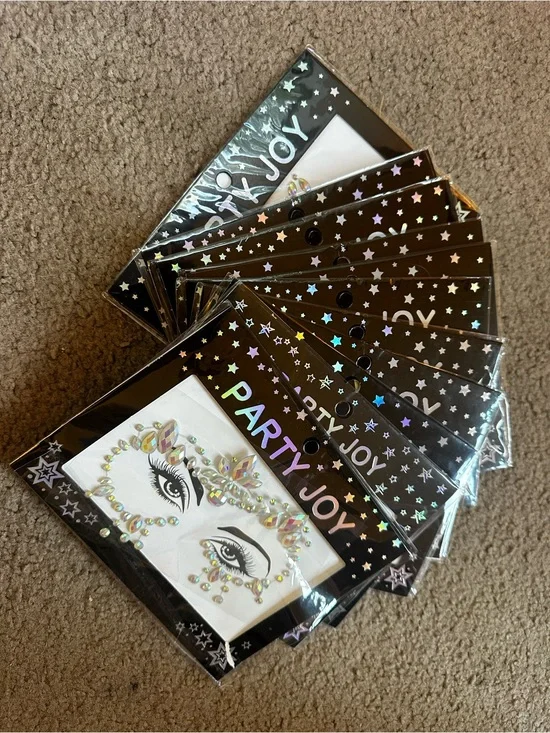Face rhinestones