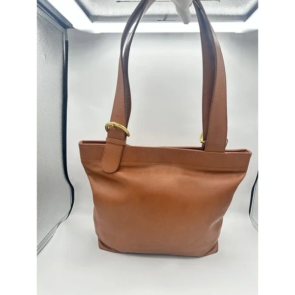 Vintage Coach British Tan Leather, Soho Lafayette Shoulder Bag, 4140 USA