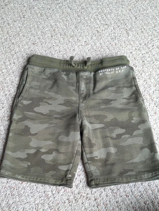 GAP Camo Pull-On Shorts - Olive