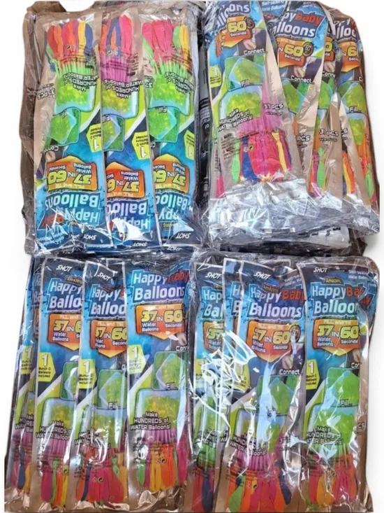 Water Balloons Multipack - Assorted Bright Colors 48 Pack Bundle