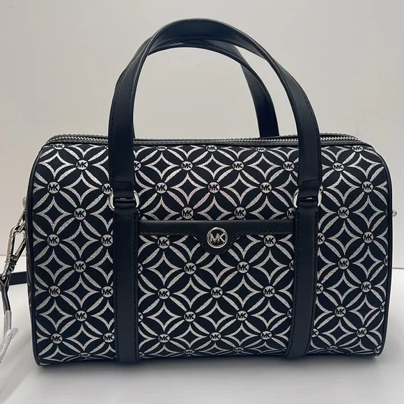 MICHAEL KORS JST TRAVEL MEDIUM DUFFLE SATCHEL SHOULDER CROSSBODY BAG MK NWT