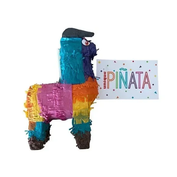 Colorful Mini Piñata Multicolor Paper Mache Novelty Cinco de Mayo Party Favor