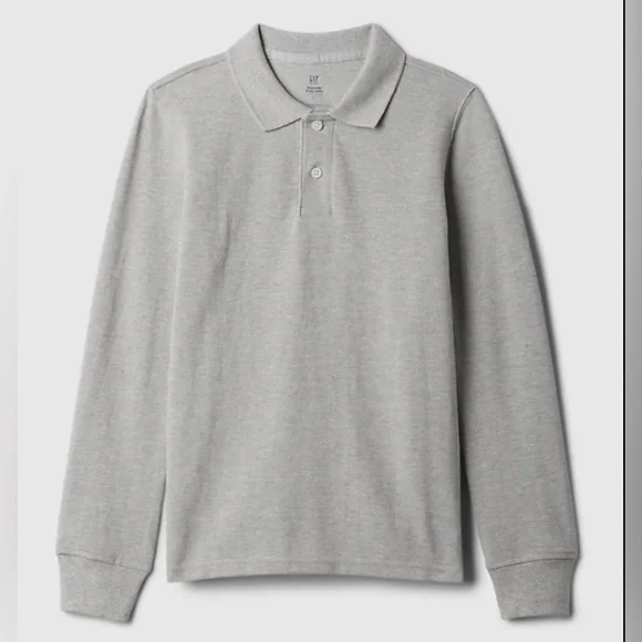 Gap Kids Boys Long Sleeve Polo Shirt