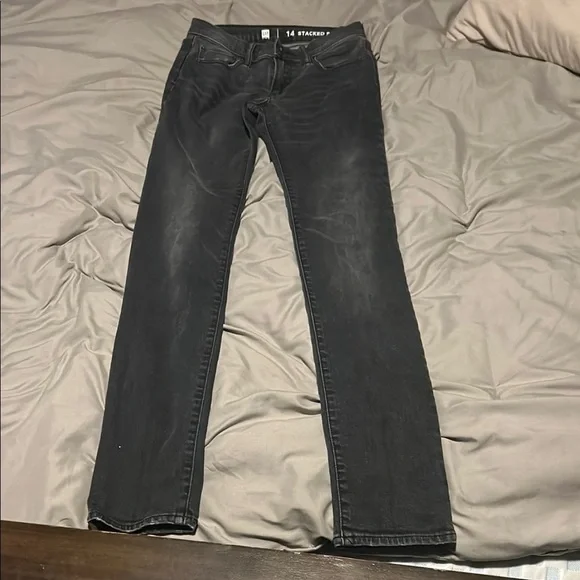 GAP Charcoal Stacked Skinny Jeans