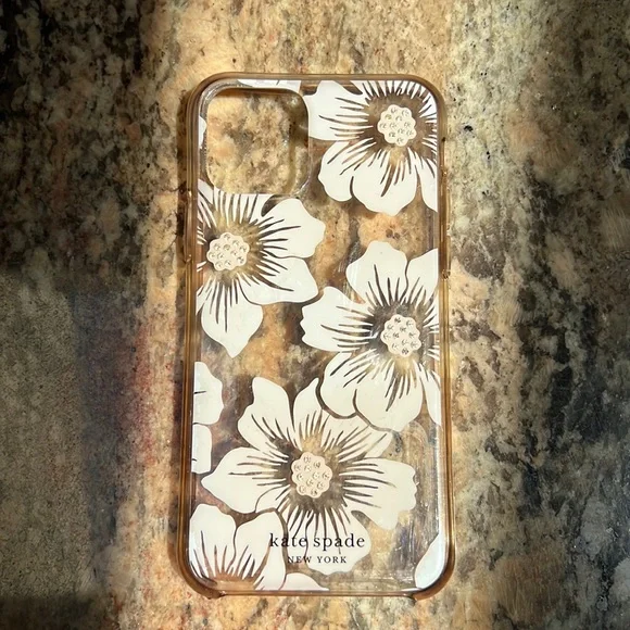 KATE SPADE flower iPhone 11 Pro clear phone case