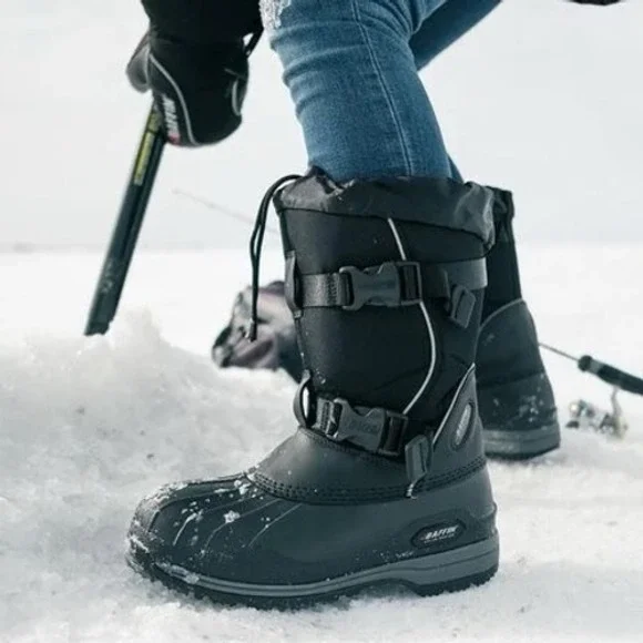Baffin Polar Proven Black Winter Snow Boots Mens Size 7 Buckle Insulated NEW