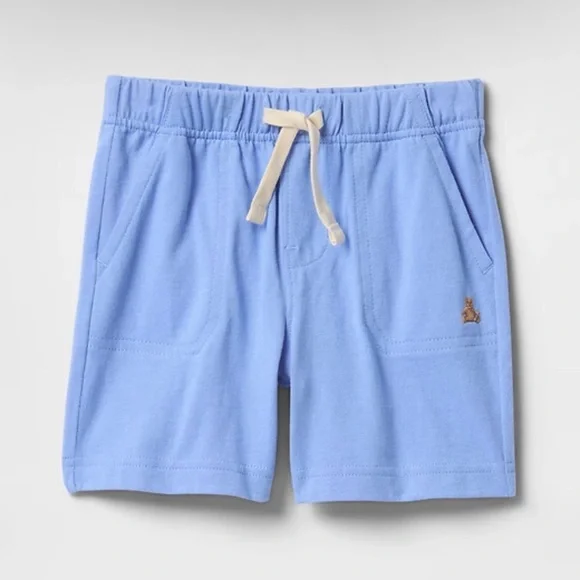 GAP Kids Sky Blue Shorts with Tan Tie