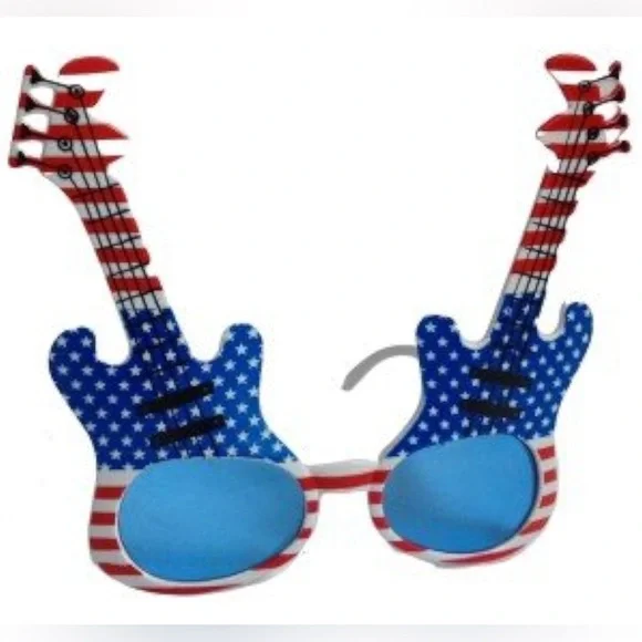 Jazzy Guitar Sunglasses Novelty Eyewear