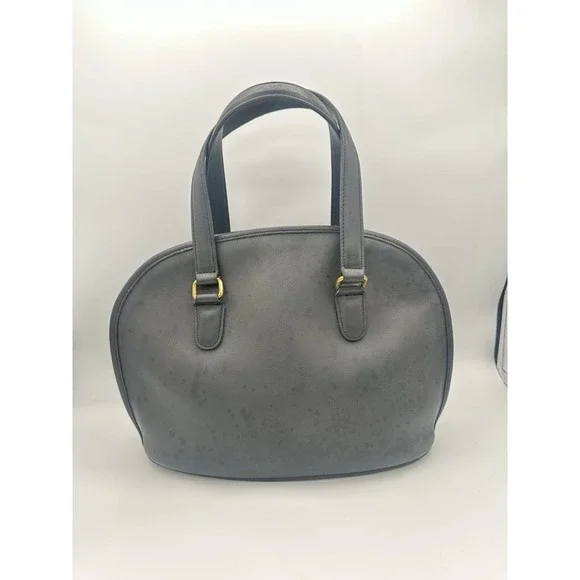 Coach Pelham Glovetanned Leather Domes Bag 9968 Mahogany Navy Vintage Navy