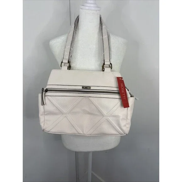 Rosetti Teagan Satchel Faux Palest Pink Bag, Storage‎ Galore! New With Tags