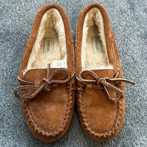 J.Crew Crewcuts Faux Shearling Moccasins