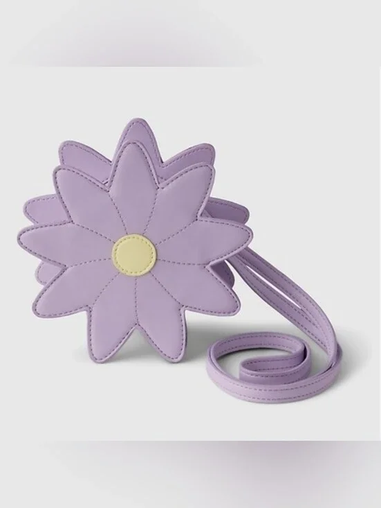 GAP- Girls, Purple Daisy Crossbody Bag
