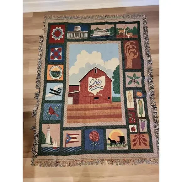 OHIO BI-CCENTENNIAL QUILT by TY MAWR ClASSICS, INC / NEW #00