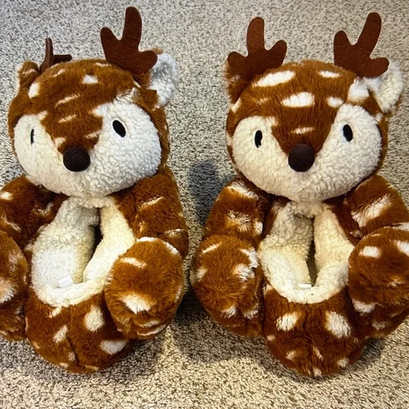 GAP Kids Reindeer Slippers, 12-13
