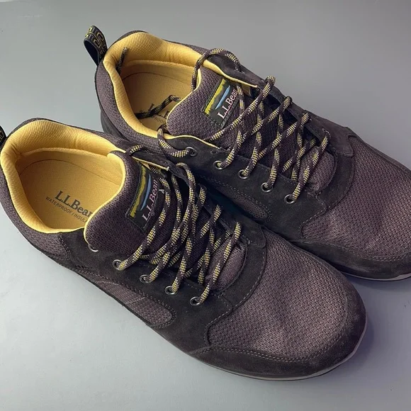 LL BEAN SNOW SNEAKER 4 LOW LACE UP 13 wide