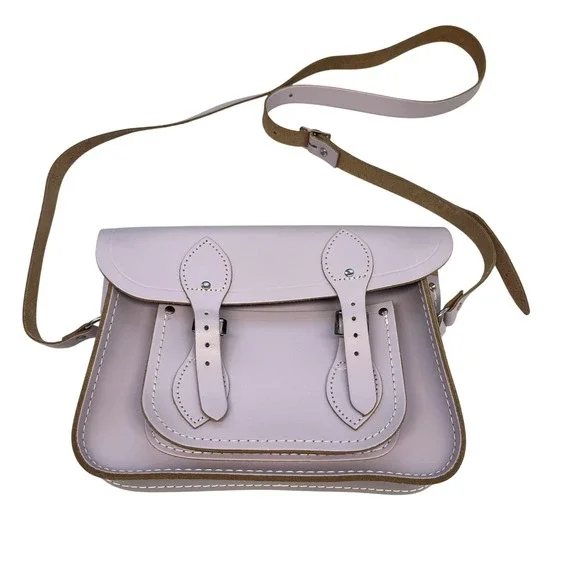 The Cambridge Satchel Company 11 Inch Chelsea‎ Collection Leather Bag Lavender