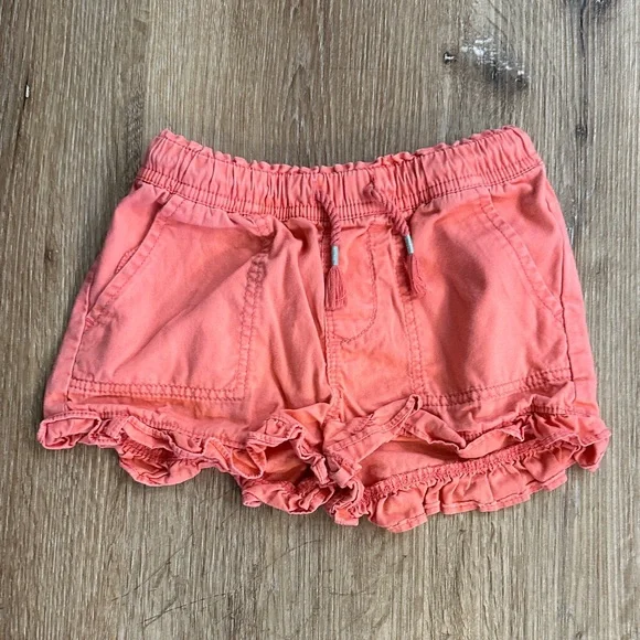 GAP Coral Ruffle‎ Hem Kids Shorts