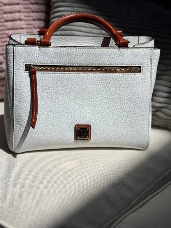 Dooney & Bourke Small Pebble Leather Satchel EUC