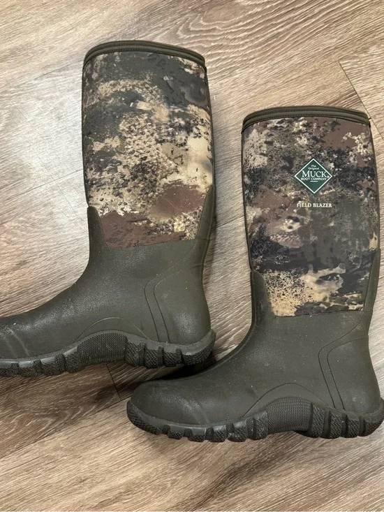 Muck Boot Company Field Blazer Men's Olive/Brown Waterproof Rain & Snow Boots
