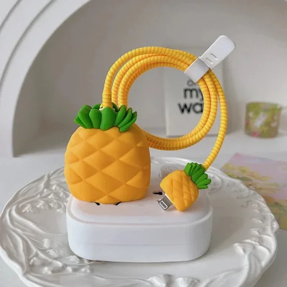Sweet Pineapple iPhone Charger Cable Protectors P58